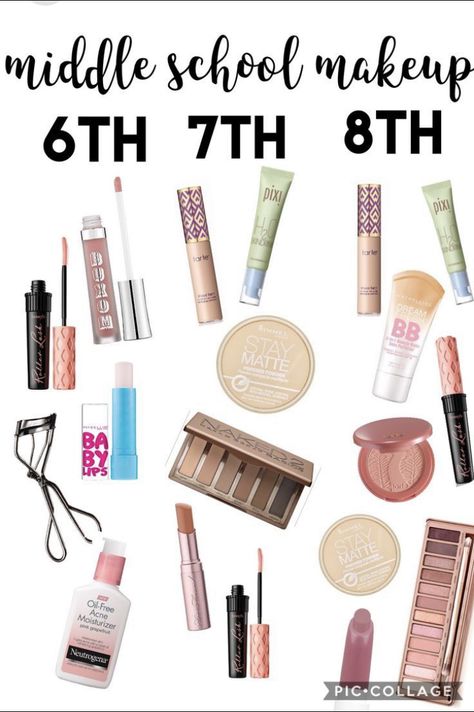 6th Grade Makeup, 7th Grade Makeup, Middle School Makeup, Everyday Makeup For School, Makeup For School, Natural Makeup For Teens, Beginner Makeup Kit, Make Up Kits, Back To School Makeup