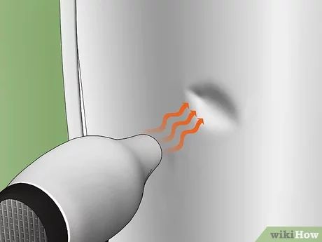 How to Remove a Dent from a Stainless Steel Refrigerator: 11 Steps How To Get Dents Out Of Stainless Steel, How To Cover Dents On Fridge, Stainless Fridge, Save Your Energy, Stainless Refrigerator, Metal Trash Cans, Metal Sink, Stainless Steel Stove, Stainless Steel Fridge