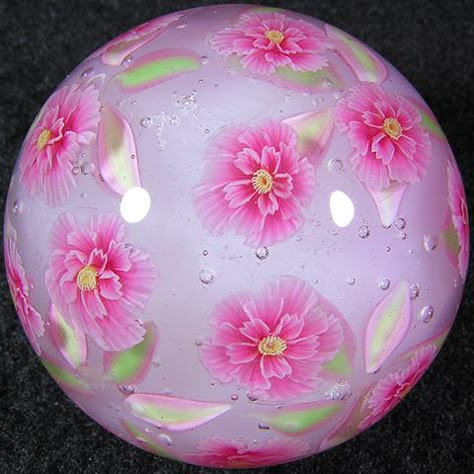 Cherry Blossom Blessings Sphere Pfp, Fisheye Pfp, Lighter Keychain, Artsy Background, Jelly Wallpaper, Marble Collection, Pink Punch, Art Glass Paperweight, Pretty Photos