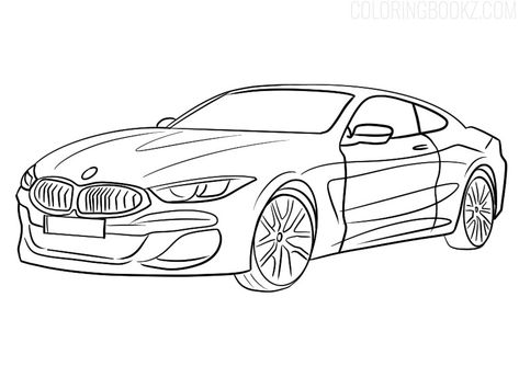 BMW 8 Series Coloring Page - Coloring Books #bmw #bmw8series #bmwm8 #bmwteam #bmwfamily #bmwcoloring #bmwcoloringpage #bmwcoloringpages #bmwcoloringbook #bmwdrawing #drawingbmw #bmwarts #bmwsketches #bmw8coloringpages #bmw20 #bmw2020 #bmw2021 #coloringpagesforadults #arts Bmw Line Art, Bmw M3 Drawing, Bmw Coloring Pages, Bmw Drawing Easy, Bmw M5 Drawing, Bmw M4 Drawing, Bmw Car Drawing, Bmw Painting, Bmw Drawing