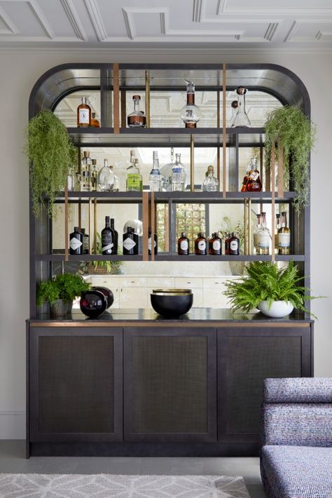 Living room bar area