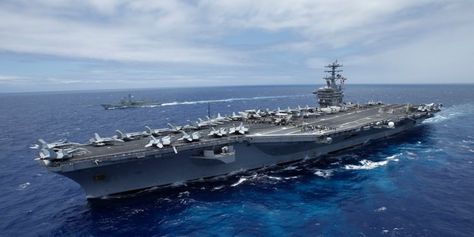 Uss Ronald Reagan, Uss Theodore Roosevelt, Uss Nimitz, Navy Aircraft Carrier, Korean Peninsula, Navy Aircraft, United States Navy, Navy Ships, Red Sea