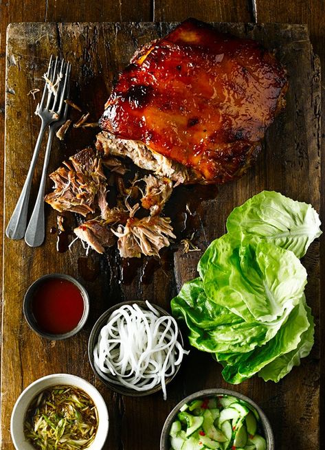 Roasted Pork Shoulder Recipes, Slow Roast Pork, Pork Shoulder Recipes, Asian Dinners, Shoulder Roast, Pork Shoulder Roast, Pork Roast Recipes, Slow Roast, Spicy Pork