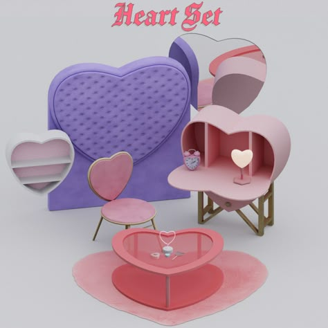 Aesthetic Sims Cc Clothes, Sims 4 Lovecore Cc, Sims 4 Cc Heart Furniture, Sims 4 Maxis Match Cc Furniture Set, Pastel Sims 4 Cc Clothing, Sims 4 Cute Furniture Cc, Sims 4 Laptop Cc, Sims 4 Laptop, Barbie Sims 4