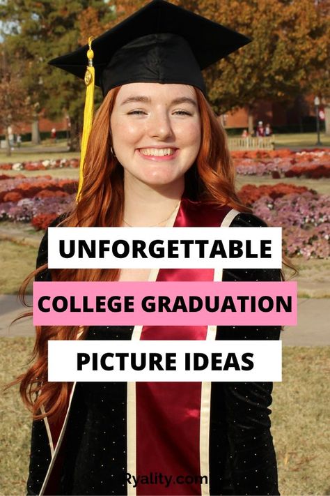 College Grad Pictures Photo Ideas, College Photoshoot Ideas Senior Photos, Graduate Graduation Pictures, College Grad Ideas, Diy Graduation Pictures Ideas, Diy Grad Photos, Graduation Picture Outfit Ideas College, Props For Graduation Pictures, Master’s Graduation Pictures