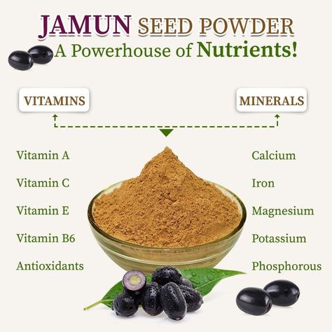 Orders not eligible for free shipping at 64.95? Spend $100+! Offer excludes Stackable Black Plastic Nursery Crate. 
100% natural and vegan Organic Jambu seed powder, safe for all genders
Dosage: Take 3 gms powder, 1 to 2 times a day or as advised by the physician
Just like the fruit, jamun seeds, are also possess anti-diabetic activity.
The seeds contain alkaloids, which prevent the conversion of starch into sugar and hence aid in keeping your blood glucose level in control.
Packed in 100% food grade high quality reusable stand pouch, it\'s best for make products fresh and moisture resistant. Black Plum, Blood Glucose, Blood Glucose Levels, The Fruit, Black Plastic, Non Gmo, Garden Seeds, Vitamins And Minerals, Trinidad And Tobago