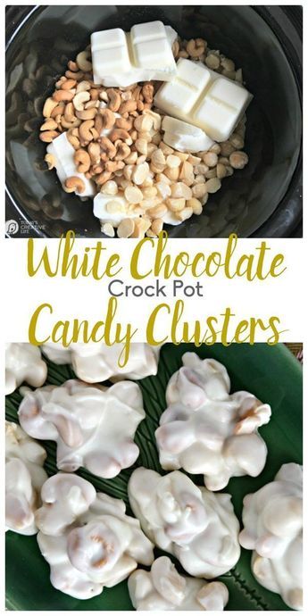 Candy Clusters, Crock Pot Candy, Holiday Cooking Christmas, Chocolate Cashew, Nut Clusters, Crockpot Candy, Peanut Clusters, Crock Pot Desserts, Crock Pot Recipes