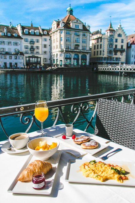 Hotel des Balances // Lucerne, Switzerland • The Overseas Escape Switzerland Vacation, Switzerland Hotels, Europe Bucket List, Lucerne Switzerland, Switzerland Travel, Beaux Villages, Lucerne, Reykjavik, Beautiful Places To Travel