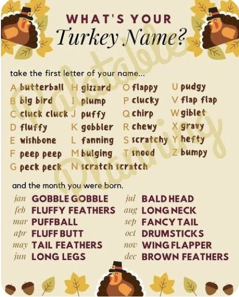 Funny Name Generator, Fun Names, Cloak Dress, Dinner Games, Alphabet Code, Friendsgiving Dinner, Interactive Posts, Name Games, Holiday Games