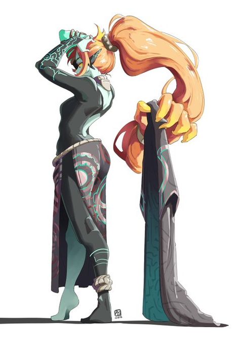 Legend Of Zelda Midna, Nintendo Fan Art, Zelda Twilight Princess, Zelda Art, Legend Of Zelda Breath, Twilight Princess, Female Character Design, Fantasy Character Design, Legend Of Zelda