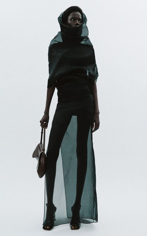 Women's A.w.a.k.e. Mode Pre Fall 2025 Collection | Moda Operandi Afro Futurism, Twist Shirt, Spring 2025, Black Knit Dress, Tuxedo Dress, Futurism, Spring Dress, Spring Collection, London Fashion Week