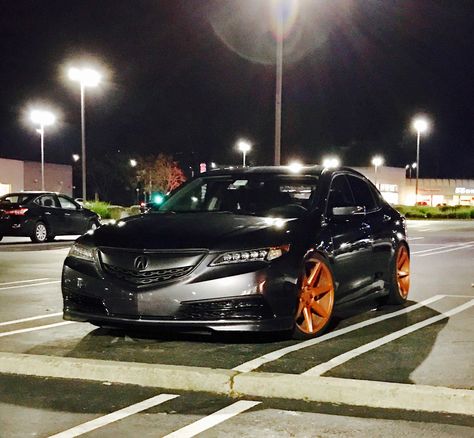 2015 Acura Tlx Modified, Stanced Cars, Aesthetic Car, Cars Land, Car Goals, Acura Tsx, Import Cars, Acura Tl, Cars And Coffee