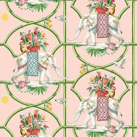 Fixer Upper Bedroom, Harrison Howard, Whimsical Wallpaper, Cottage Houses, Wallpaper For Bedroom, Fabric Styles, Diy Wallpaper, Chinoiserie Chic, Pattern Matching