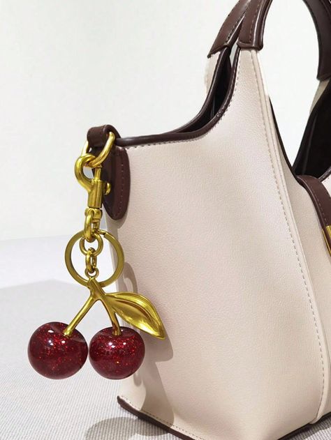 1pc Cute Cherry Fruit Design Keychain, Fashion Car Key Chain, Bag Charm Accessory, Party Favor GiftI discovered amazing products on SHEIN.com, come check them out! School Supplies Teacher, Cherry Pendant, Fashion Keychain, Teacher Accessories, Vegetable Bag, Back To School Gifts For Teachers, Texture Metal, Dating Gifts, Backpack Accessories