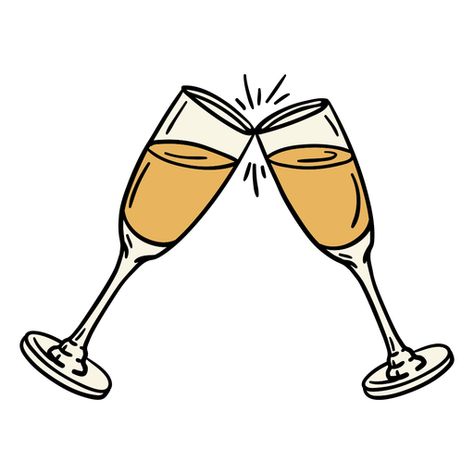 Champagne glasses illustration #AD , #Champagne, #illustration, #glasses Wine Glasses Illustration, Champagne Glasses Illustration, Champagne Doodle, Champagne Glass Illustration, Champagne Glasses Clinking, Champagne Illustration, Champagne Clipart, Wine Glass Illustration, Champaign Glasses