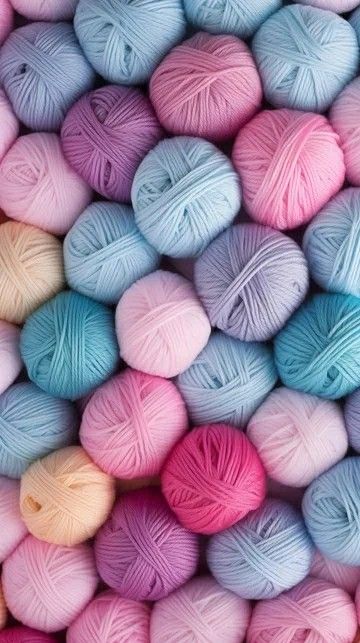 Yarn Wallpaper Iphone, Knitting Wallpaper Backgrounds, Crochet Wallpapers Aesthetic, Crochet Aesthetic Wallpaper, Crochet Background, Crochet Wallpaper, Crochet Quote, Wallpaper Pastel, Bead Charms Diy