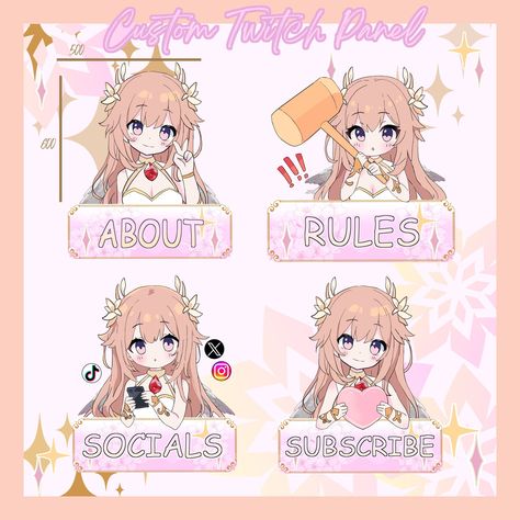 Elevate your Twitch channel with custom panels that showcase your personality, brand, and#cutefonts #fontlove #typographytuesday #fontobsessed #fontcrush Cute Fonts Alphabet Cursive, Cute Fonts Alphabet Bubble, Cute Fonts Alphabet Doodles, Stream Assets, Cute Fonts Alphabet, Twitch Streaming Setup, Streaming Anime, Kawaii Games, Twitch Panels