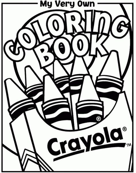 25 Free Printable Coloring Pages & Activities for Kids: Thanks, @Laurie Turk TipJunkie.com! Crayola Party, Crayola Coloring Pages, Book Cover Page, Art Bags, Printable Box, Book Cover Template, Teaching Time, Art Printables, Printable Coloring Book