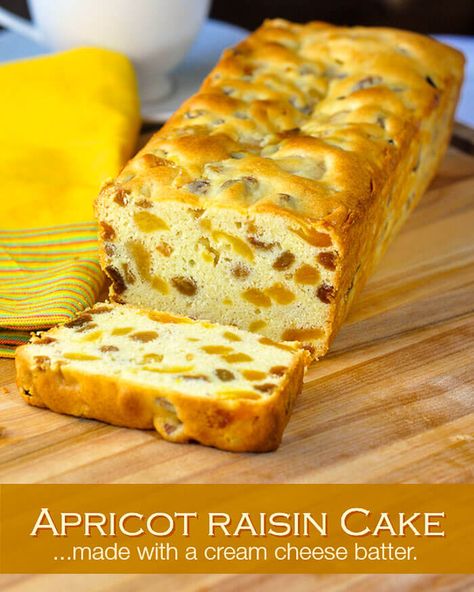 Apricot Raisin Cake. One of the most popular seasonal cake recipes here in Newfoundland during the Holidays, but it is easy enough to be enjoyed any time of year. Fruit Cake Loaf, Offset Spatula, Newfoundland Recipes, Raisin Cake, Apricot Cake, Fruit Cake Recipe, Hot Cake, Cake Loaf, Kek Lapis