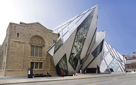 Daniel Libeskind Architecture Photos | Architectural Digest Deconstructivism Architecture, Daniel Libeskind Architecture, Architecture Renovation, Henning Larsen, Deconstructivism, Daniel Libeskind, Berlin Museum, Renovation Architecture, Royal Ontario Museum