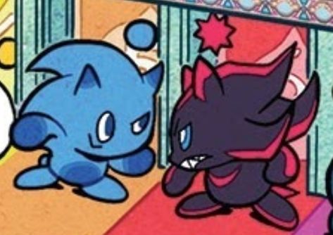 Sonic And Shadow Chao, Sonic Comic Icons, Sonic Comic Panels, Shadow The Hedgehog Comic, Shadow Chao, Sonic Idw Comics, Sonic Chao, Sonic The Hedgehog Comic, Sonic Idw