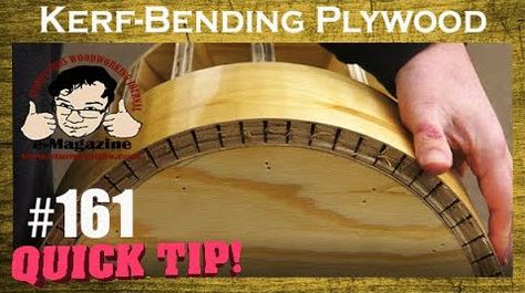 How to bend a piece of 3/4-inch plywood | Stumpy Nubs Woodworking Journal Bend Plywood, Bendable Plywood, Bending Plywood, Wooden Kayak, Bent Plywood, Teardrop Camper, Colonial Decor, Interior Work, E Magazine