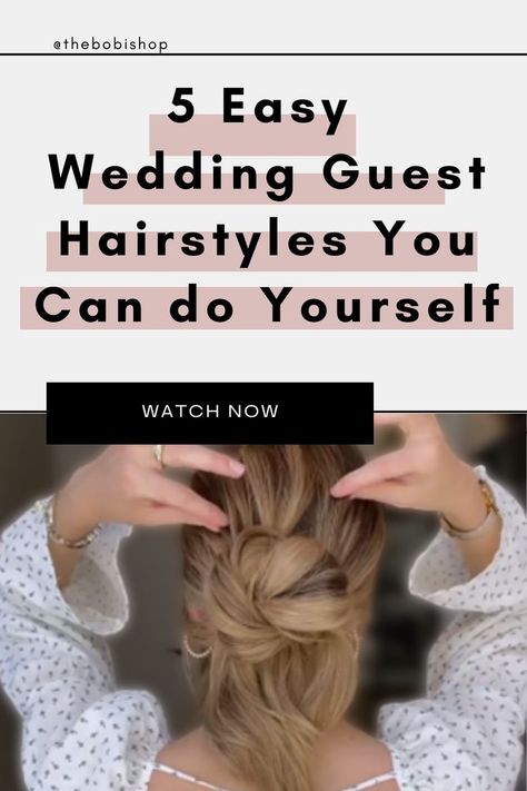 wedding guest hairstyles Hairdo For Wedding Guest, Wedding Guest Hair Up, Wedding Guest Updo, Easy Wedding Guest Hairstyles, Diy Updo, Summer Wedding Hairstyles, Wedding Guest Makeup, Diy Wedding Hair, Easy Wedding