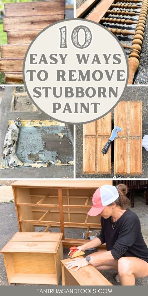 different ways to remove paint from wood Stripping Paint From Wood, Furniture Flipping Ideas, Stripping Wood Furniture, Sanding Furniture, Diy Furniture Makeover Projects, How To Remove Paint, Stripping Furniture, Remove Paint, Stripping Paint