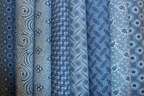 Sesotho Traditional Dresses, Shwe Shwe Fabric, Shweshwe Fabric, Plus Quilt, Fabric Shops, Indigo Prints, Beautiful Fabrics, Fabric Kit, Three Cats