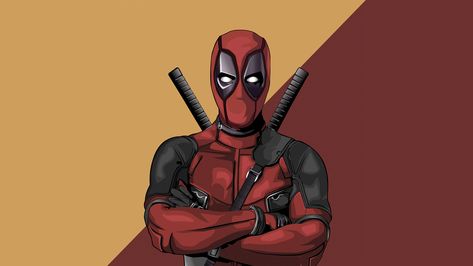 #deadpool #vector #artwork #4k #hd digital art #superheroes #behance #4K #wallpaper #hdwallpaper #desktop Deadpool Drawing, Deadpool Artwork, Pc Desktop Wallpaper, Bohemian Wallpaper, Vector Wallpaper, Deadpool Wallpaper, Marvel Logo, Joker Wallpapers, Marvel Comics Wallpaper