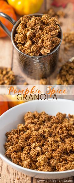 Your perfect base recipe for Pumpkin Spice Granola. Ready for whatever add ins you want, but also delicious on its own! Pumpkin Spice Granola, Pumpkin Granola, Paleo Pumpkin, Granola Recipe, Pumpkin Season, Granola Recipes, Delicious Pumpkin, Homemade Granola, Base Foods