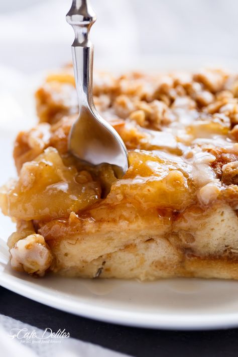 Apple Pie French Toast, Apple French Toast, Turkey Bowl, Cook Breakfast, Healthy Breakfast Casserole, Apple Pie Filling, Breakfast Bites, Baked Casserole, French Toast Bake