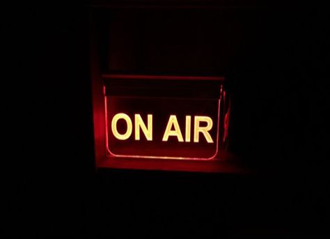 on air On Air Sign Aesthetic, On Air Radio Aesthetic, Radio Host Aesthetic, Radio Aesthetic, On Air Radio, Maroon Aesthetic, Air Core, On Air Sign, Alt Aesthetic