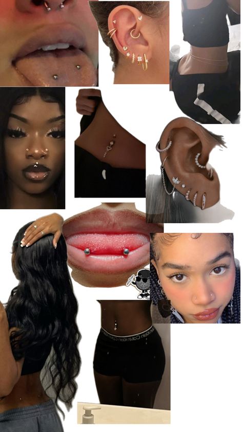 Body Piercing Chart, Baddie Piercings, Types Of Nose Piercings, Two Nose Piercings, Back Dimple, Back Dimple Piercings, Dream Piercings, Piercings Chart, Piercings Aesthetic