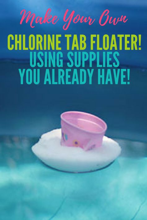 This DIY Easy Chlorine Tablet Holder is made with simple supplies you probably already have Diy Chlorine Pool Floater, Keto Hotdogs, Homemade Pools, Summertime Crafts, Pool Hacks, Out Of Pocket, Pool Life, Pool Chlorine, Recipe Dessert