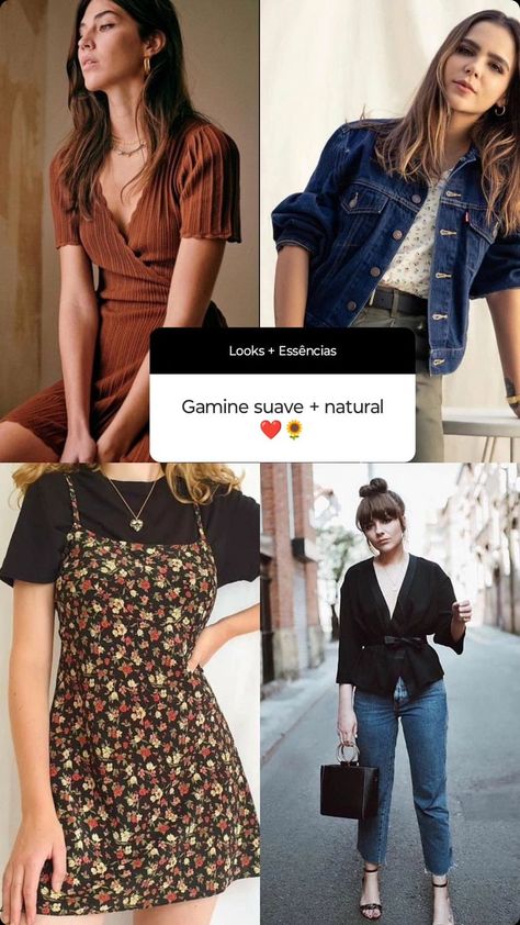 Natural Gamine, Gamine Style, Soft Gamine, Style Profile, Preppy Style, Style Guides, Personal Style, Cool Outfits, Short Hair Styles