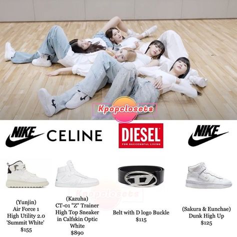 LE SSERAFIM's shoe outfit at Impurities Dance Practice on November 19th 2022 Lesserafim Sakura, Huh Yunjin, Chic Winter Outfits, Kim Chaewon, November 19th, Kpop Style, Hair Clothes, Dance Practice, Embroidered Shorts