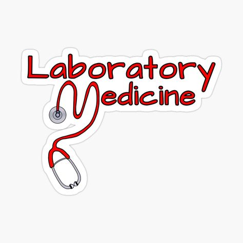 Get my art printed on awesome products. Support me at Redbubble #RBandME: https://www.redbubble.com/i/sticker/Laboratory-Medicine-by-diegovcarvalho/113023737.EJUG5?asc=u Laboratory Stickers, Medicine Stickers, Love Medicine, Laboratory Medicine, Medical Laboratory Technician, Laboratory Technician, Medical Laboratory Science, Biomedical Science, Laboratory Science