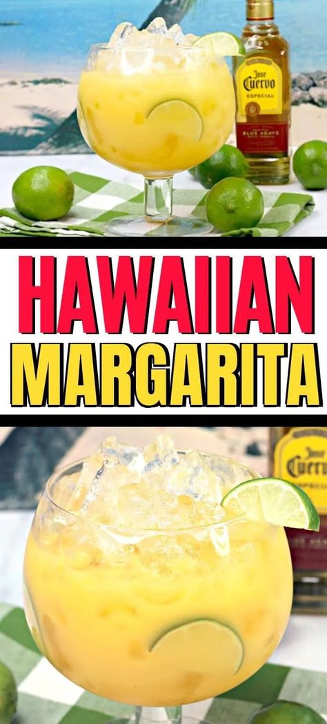 Hawaiian Margarita, Juice Coconut, Hawaiian Cocktails, Refreshing Summer Cocktails, Yummy Alcoholic Drinks, Mixed Drinks Recipes, 140 Pounds, Summer Cocktail, Margarita Recipes