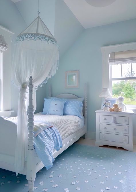 Preteen Girls Bedroom Ideas Blue, Girls Light Blue Bedroom Ideas, Blue Girls Bedroom Ideas, Blue And White Girls Bedroom, Girls Bedroom Ideas Blue, Light Blue Girls Room, Light Blue Girls Bedroom, Girls Blue Bedroom Ideas, Belles Bedroom