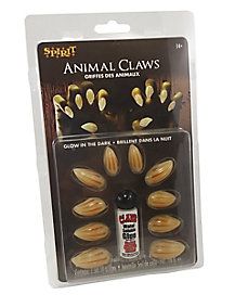 Glow in the Dark Claws Press On Nails Ghoul Costume, Vampire Ghost, Halloween Yard, Nail Sizes, Spirit Halloween, Glue On Nails, Halloween Nails, In Hot, Costume Ideas