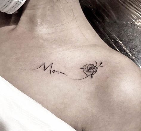 Mother Dedicated Tattoos, Tattoos In Remembrance Of Mom, Tattoo Ideas To Represent Mom, Mom Tattoo Designs Mother Daughters, Memory Tattoos For Mom, Tattoos For Late Mom, Tattoos Memorial Mom, Shoulder Tattoos For Women Memorial, Tattoos For Losing Your Mom