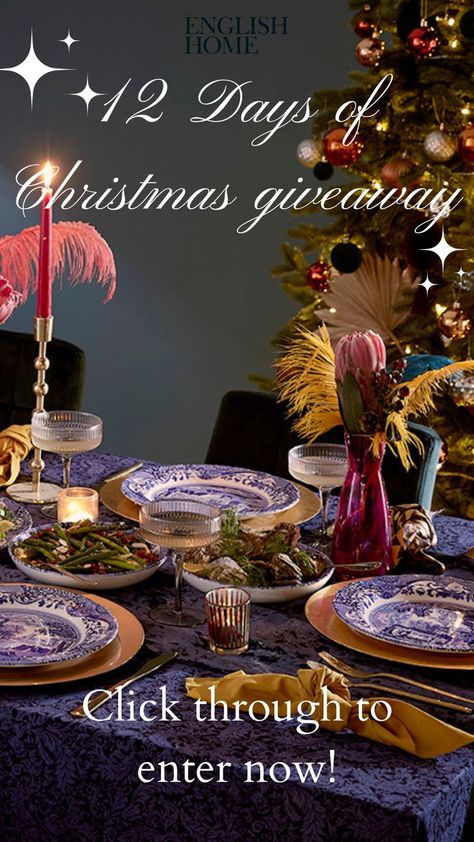 dinner set giveaway 24th December, Christmas Giveaway, Competition Time, Christmas Giveaways, Fabric Placemats, December 24th, Interiors Inspiration, English House, December 2022