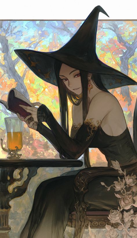 Witch Woman Art, Anime Witch Art, Dark Witch Art, Fantasy Witch Art, Fantasy Art Witch, Witch Character Art, Woman Concept Art, Witch Fantasy Art, Witch Drawings