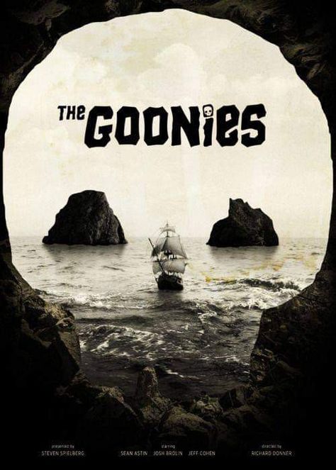 Goonies Movie Poster, Goonies House, Los Goonies, Goonies Movie, Martha Plimpton, Goonies 1985, Corey Feldman, Josh Brolin, The Goonies