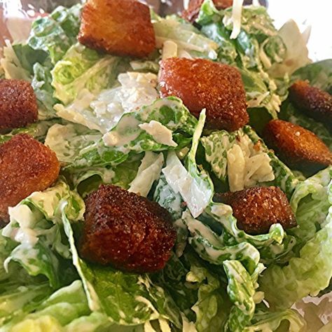 Caesar Salad Supreme | "A wonderful, rich, anchovy dressing makes this salad a meal." #saladrecipes #salads #saladideas #seasonalsalads #vegetables Salad Supreme Recipe, Salads Vegetable, Cesar Dressing, Salad Supreme, Caesar Recipe, Caesar Salads, Homemade Caesar Salad Dressing, Classic Salad, Popular Side Dishes