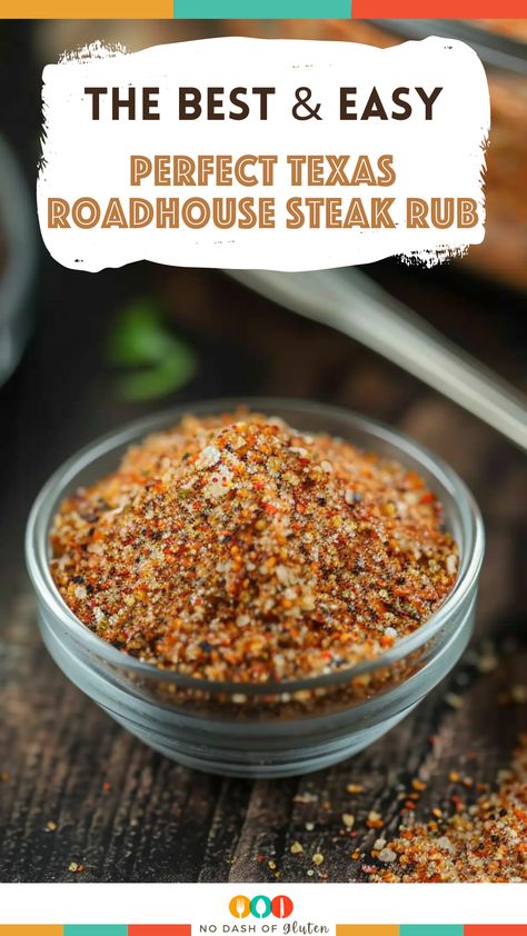 Perfect Texas Roadhouse Steak Rub Roast Beef Rub Recipe, Texas Rub Recipe, Steak Dry Rub Recipe, Grilled Steak Seasoning, Sizzle Steak, Best Steak Rub, Dry Rub For Steak, Steak Rub Recipe, Texas Roadhouse Steak