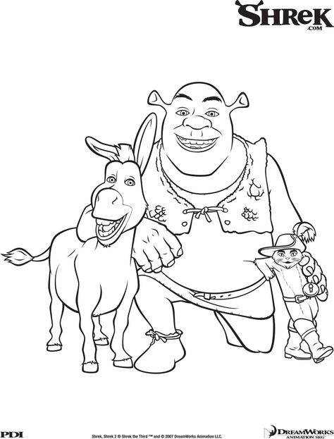 Shrek Coloring Pages, Punk Disney Princesses, Punk Disney, Rainbow Canvas, Disney Cartoon Characters, Coloring Page Ideas, Disney Facts, Cartoon Coloring Pages, Dreamworks Animation