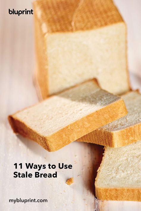 11 Ways to Use Stale Bread How To Use Stale Bread, Leftover Loaf Bread Recipes, Recipes Using Bread Slices, Recipes With Bread Slices, Recipes With Old Bread, Leftover Bread Recipes, Stale Bread Recipes, Loaf Bread Recipe, Sesame Seeds Recipes