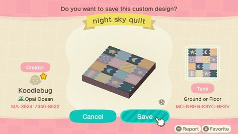 Sky Quilt, Acnh Cottagecore, Animal Crossing Funny, Animal Crossing Guide, Animal Crossing Qr Codes Clothes, Path Design, Island Theme, Animal Crossing Pocket Camp, Game Info